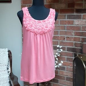 Kenar Sleeveless Peach-colored Tank Top